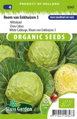 Witte kool Roem van Enkhuizen 3 BIO (Brassica) 100 zaden